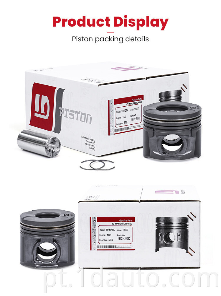 Auto Engine 1KD Piston for Toyota